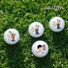 Caiton 3/1 Confezione (opzionale) Palline da golf divertenti, set di palline da golf novità, forniture per il golf, accessori per il golf, adatti per uomini, papà, marito, nonno, compleanno, Natale, Festa del papà, pensionamento, uso personale, accessori e decorazioni per la pratica del golf divertenti, regalo da golf umoristico - Confezione mista da 3 pezzi - Visualizzare 7