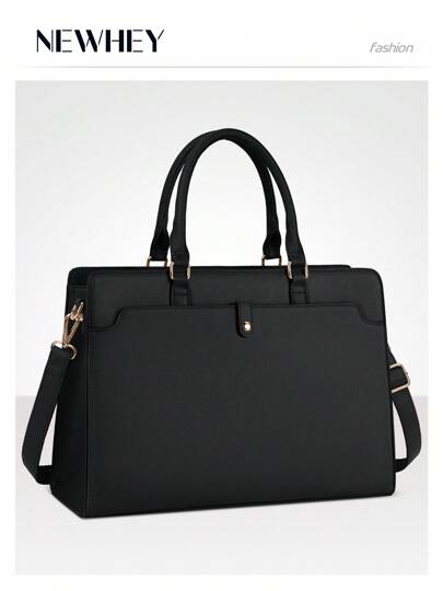 NEWHEY Bolsa Para Laptop Para Mulheres 15,6 Polegadas Bolsa Para Laptop Bolsa De Trabalho À Prova D'Água Pasta Feminina Bolsa De Computador Para Escritório Bolsa De Ombro De Grande Capacidade