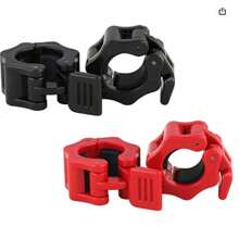 Barbell Clamp Clips, Dumbbell Quick Lock Clips Barbell Rod Fixing Accessories, Locking Nuts - Multicolor - View 6