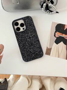 1 件奢华闪光钻石皮革手机壳适用于 iPhone17Air 17 16 15 14 13 12 11 Pro Max Plus X XS XR 7 8 Galaxy S21 S22 S23 S24 Plus S25Ultra A15 A16 A55 A53