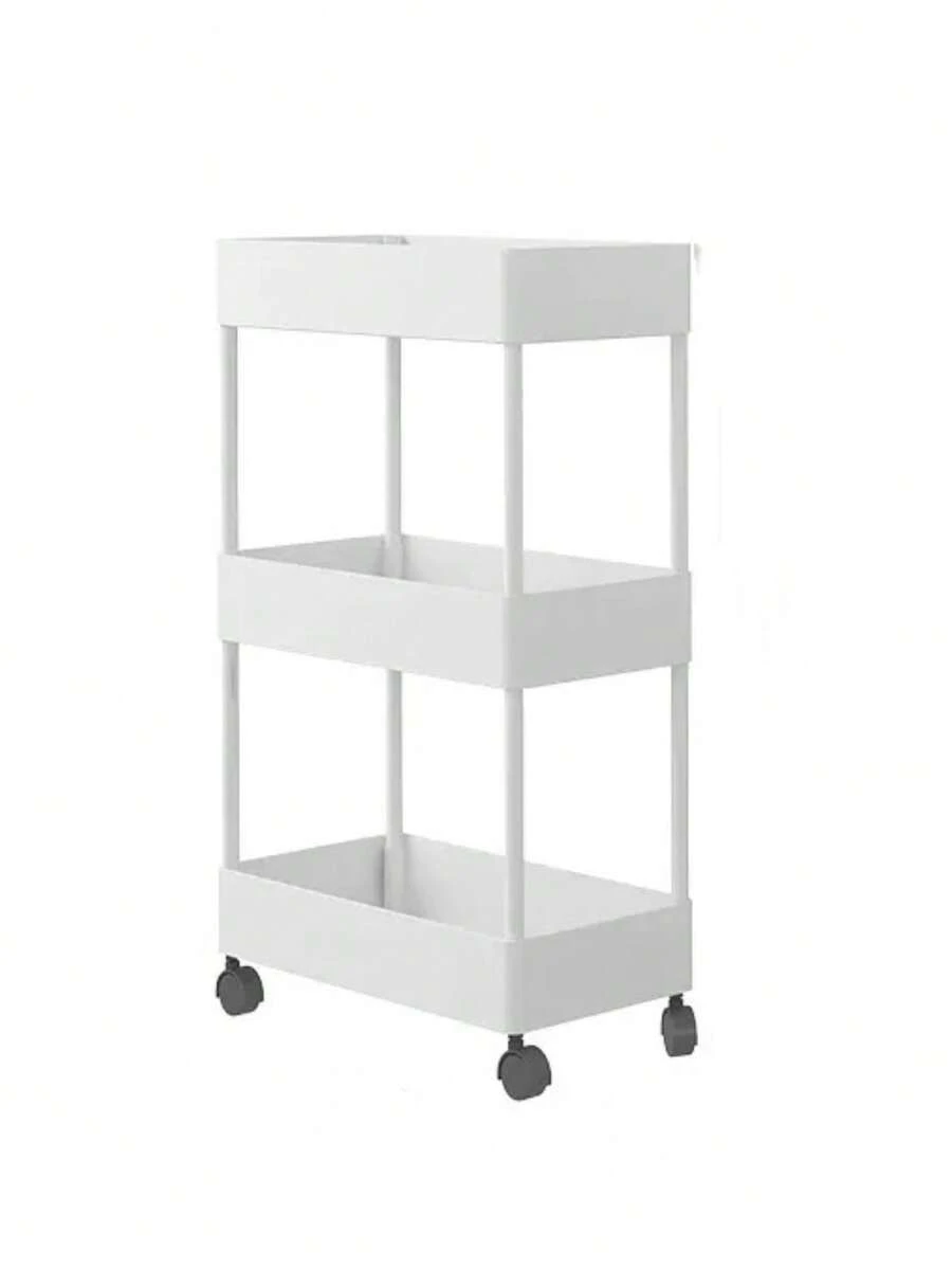 Carrito De Almacenamiento Multiusos Para La Cocina Con Rueda Carrito Organizador para Hogar - Blanco - Ver 1