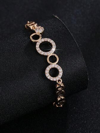 1pc Fashionable Minimalist Style Bracelet, Suitable For Daily Decoration And Wear, Best Gift Choice For Family And Friends