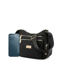 Ladies' Cross-Body Bag - A Stylish And Fashionable Multi-Layered Casual Women's Bag With A Single Shoulder Strap.
