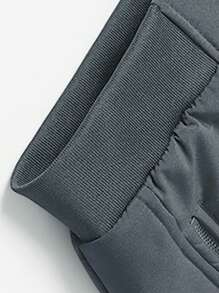 Fleece Lined Jacket Men, Fashionable Hooded Casual Warm Outerwear For Street Wear