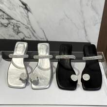 Women Flat Sandals - 黑色 - 查看 5