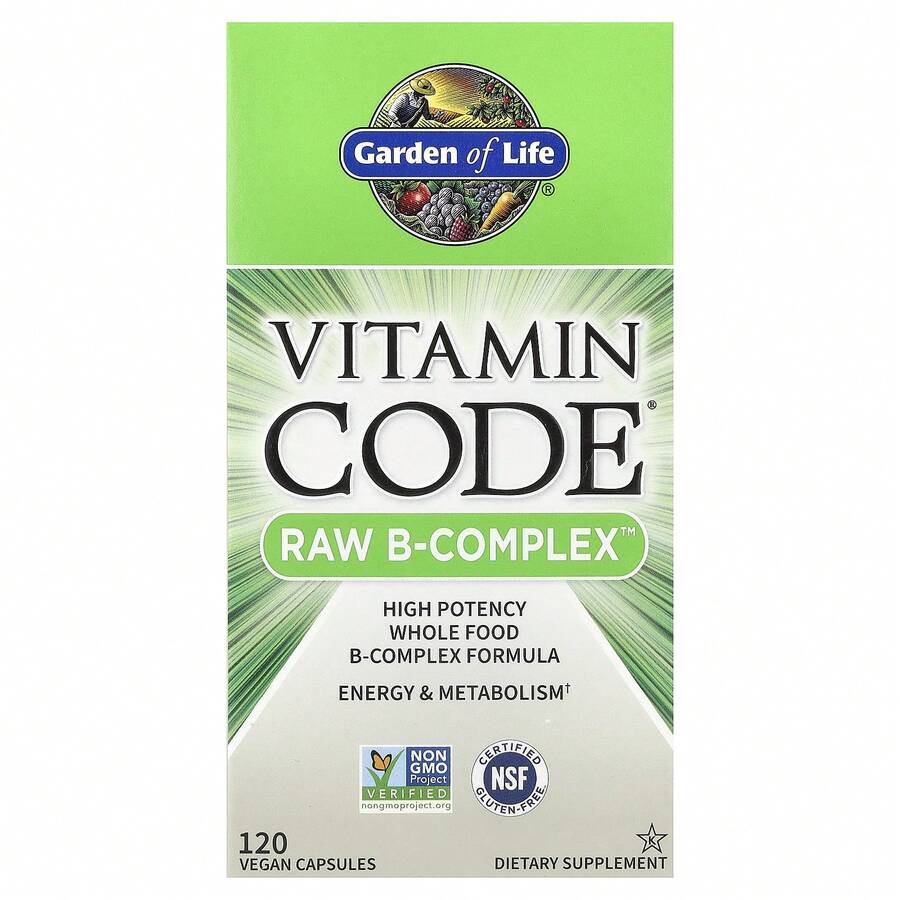Garden Of Life Vitamin Code®, RAW B-Complex™, 120 Vegan Capsules - Khác - Xem 1
