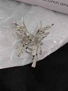 1 pieza Clip de pelo con mariposa plegada, adecuado para usar a diario como accesorio de pelo para mujeres