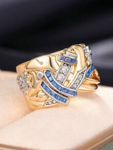 1 PC Glamorous Cubic Zirconia Ring For Women Wedding Engagement Valentine's Day Party Gift - 1# - View 6