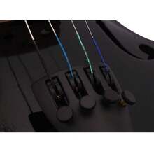 Violin 4/4 Full Size For Beginners With Hard Case, Bow, Rosin Black - Black - View 3