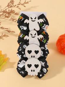 bilicaca 4pcs Halloween Girls Hair Clips, Halloween Elements Party Hair Clips, Suitable For Halloween Use - متعدد الألوان - مشاهدة 8