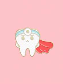 1/5pcs Cute Tooth Brooch, Creative Dental Themed Designs Like Super Tooth & Princess Tooth, Suitable For Casual Outfits Like Denim, Backpacks, Great Gift For Friends, Adorable Accessory, Creative Brooch, Fashion Essential - Multicolor - View 11