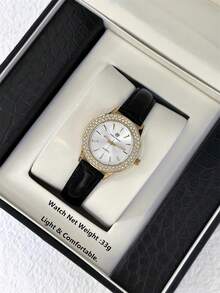 1 pieza Reloj de joyería de lujo para mujer Pablo Raez de 18K oro, con cristales, elegante, de marca superior, nuevo diseño brillante de diamantes, reloj de cuarzo para mujer