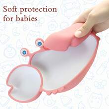 Ai Bei Parent Co. Divided Unbreakable Silicone Baby And Toddler Plates - Non-Slip - Dishwasher And Microwave Safe - Silicone - 粉色 - 查看 4