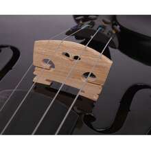 Violin 4/4 Full Size For Beginners With Hard Case, Bow, Rosin Black - Black - View 2