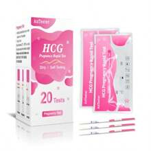 20x Pcy Test Strs Kit Wit Urine Cups CG Test Strs Early Detection Ome Rapid Precy Tes Kit 10mIU ML - As Pic - View 2