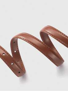 1/2/3 件简约百搭腰带，简约带扣百搭女士牛仔裤腰带，夏季秋季、秋季、万圣节装饰腰带 - 彩色 - 查看 6