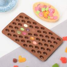 Mini Coffee Bean Molds, 55 Cavities Silicone Chocolate Mold With Coffee Bean Shape, Mini Silicone Mold For Homemade Sugar Free Chocolate Chips/Snacks/Cake Decor - Multicolor - View 4