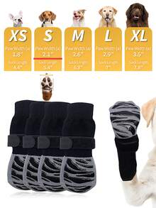 4双/套双面防滑宠物袜（适用于猫和狗）- 礼品袋/OPP袋包装 - 彩色 - 查看 19