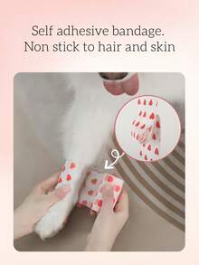 Samoprzylepne buty dla zwierząt do ochrony na zewnątrz – wielokrotnego użytku ochraniacze na łapy dla psów i kotów | Wodoodporny, antypoślizgowy uchwyt, bez resztek sierści (łatwe chodzenie)