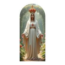 Sublimated Popsicle Roman Panel In Easy-To-Wear Fabric With Elastic - Our Lady Of Fatima - View 1