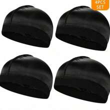 Awegeo Turban pentru bărbați 1/2/4/6/8buc, șapcă ondulată, șapcă sportivă, elastică, elastică, respirabilă, cu bandă de transpirație, pepene verde