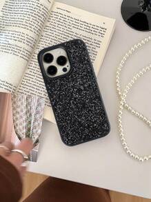 1 件奢华闪光钻石皮革手机壳适用于 iPhone17Air 17 16 15 14 13 12 11 Pro Max Plus X XS XR 7 8 Galaxy S21 S22 S23 S24 Plus S25Ultra A15 A16 A55 A53