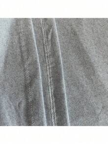 Mystical T-Shirt With Winged Dragon | Fantasy Print On 100% Cotton - Xám - Xem 5