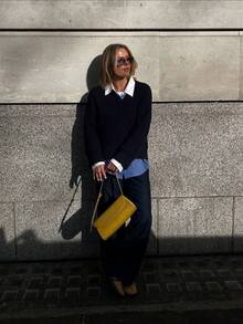 Vivid Style Women's Casual Colorblock Wide Striped Loose Knit Pullover Sweater, Suitable For Outings, Christmas, New Year And Other Occasions, Can Be Worn As Christmas