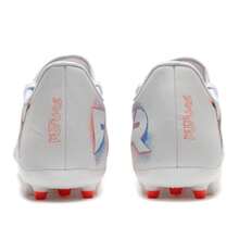 Nike FUTURE 8 PLAY MG Football Shoes, MG Studs, Shock-Absorbing, Men's Field Training & Match, 108604-01 - Puma White-black-bright Red - View 4