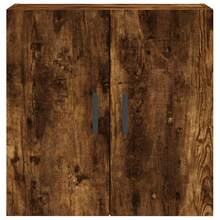Larryhot Mobiletto dA, Parete in rovere affumicato 60x31x60 cm in legno ingegnerizzato, bello e pratico, ideale per riporre oggetti e decorare la casa - Castano - Visualizzare 5