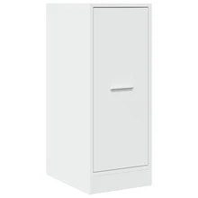 Mobiletto da farmacia bianco Larryhot 30x41x77,5 cm in legno ingegnerizzato, bello e pratico, ideale per riporre e decorare la casa - Bianco - Visualizzare 3