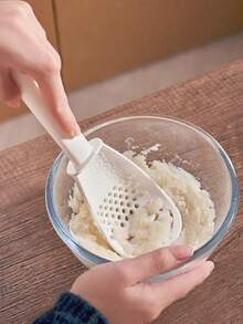 1/2/3pcs 7-In-1 Multifunctional Kitchen Tool Set - Garlic Press, Egg Separator & Whisk, Potato Masher With Strainer & Spatula | Space-Saving Cooking Utensils, Suitable For Baking, Salad Prep (Dishwasher )