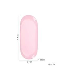 一套不锈钢消毒托盘，包括肾形托盘、方形托盘、心形托盘、椭圆形托盘，耐热美容美甲工具，便携式美甲沙龙消毒托盘 - 粉色 - 查看 11