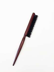 1 件专业沙龙野猪鬃毛细齿梳，接发造型工具发刷，DIY，返校，旅行度假必需品，女士发饰