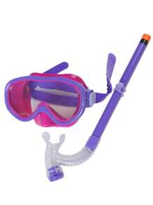 Kids & Adults Snorkel Set - Anti-Fog Swim Goggles, Diving Mask, And Breathing Tube For Swimming And Snorkeling