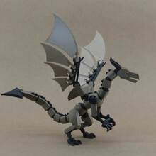 1 件 23.5 厘米 [T13 假人 3D 打印可动龙玩具] 铰接龙模型，高铰接龙玩具 - 青少年和成人的减压玩具，适合万圣节和圣诞节，DIY 组装玩具，易于组装，防破损，附带组装说明，43 个可移动关节，组装模型，优质 PLA 材料，批量出售，减压玩具 - 彩色 - 查看 22