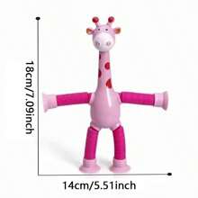 Children Suction Cup Giraffe Toys Pop Tubes Stress Relief Telescopic Giraffe Toy Sensory Bellows Toys Anti-Stress Squeeze Toy School Supplies,Man Toys,Stocking Stuffers For Toddlers,Stocking Fillers Kids,Autistic Children,Pop Tubes,Suction Cup Toy,Sensory Toys Autistic,Kids Educational Toys,1 Year Old Toys