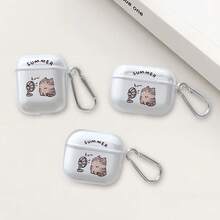 1个趣味猫咪印花手机壳,含1个手机壳挂钩。兼容1/2、3、Pro、Pro2、Pro3和4。 - 透明+掛鉤 - 查看 3