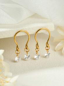 AVYRING 1pc Sparkling Non Piercing Nipple Jewelry Heart CZ Dangle Fake Nipple Rings Fake Body Piercing Summer Jewellery Sexy Women Clothing Accessories