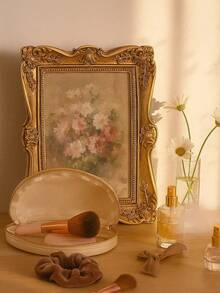 复古金色巴洛克相框 - 浪漫的桌面和墙面装饰，适合放置人像、鲜花、朋友合影以及作为节日礼物 - 彩色 - 查看 3