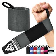 Weight Lifting Wrist Support Wraps, IPL USPA Approved, Elasticated Pro 18 Cotton Straps, Thumb Loop, Powerlifting Bodybuilding Fitness Strength Gym Training WOD Workout, Gymnastics Calisthenics - 多色180 - 查看 1