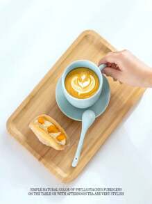 1/2 piezas Bandeja de servir de bambú y madera, plato de cena, bandeja de servir, bandeja de desayuno, bandeja de restaurante y cocina, bandeja de frutas, bandeja de café, bandeja de té, bandeja de aperitivos, decoración de sala de estar, adecuada para hoteles, restaurantes y uso doméstico para servir frutas, postres, aperitivos, festivales, Acción de Gracias, Navidad, Año Nuevo, al aire libre, playa y patio multifuncional.