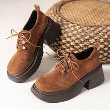 Women Loafers Shoes - 淺棕色 - 查看 6