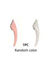 1 pieza, Cortapelos de cejas/Recortadora de cejas en forma de media luna, cuchilla segura, rasuradora de cejas para principiantes, set exclusivo para hombre/mujer