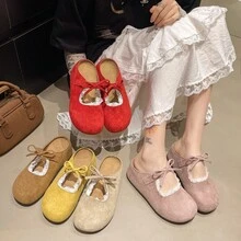 Women Flip-Flops - Maroon - View 1