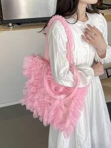 Women Shoulder Bags - 灰色 - 查看 6