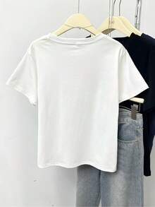 Women T-Shirts - White - View 2