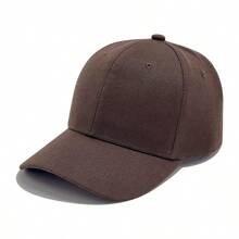 1pc Unisex Thickened Hard Top Sun-Proof Casual Solid Color Baseball Cap - A - View 33