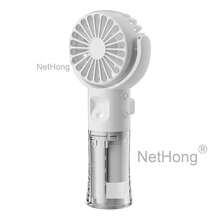 NetHong Portable Fan Mini Handheld Humidifier Fan USB Rechargeable For Outdoor Travel Hand Held Small Pocket Fan With Water Spray Mist - Multicolor - View 15