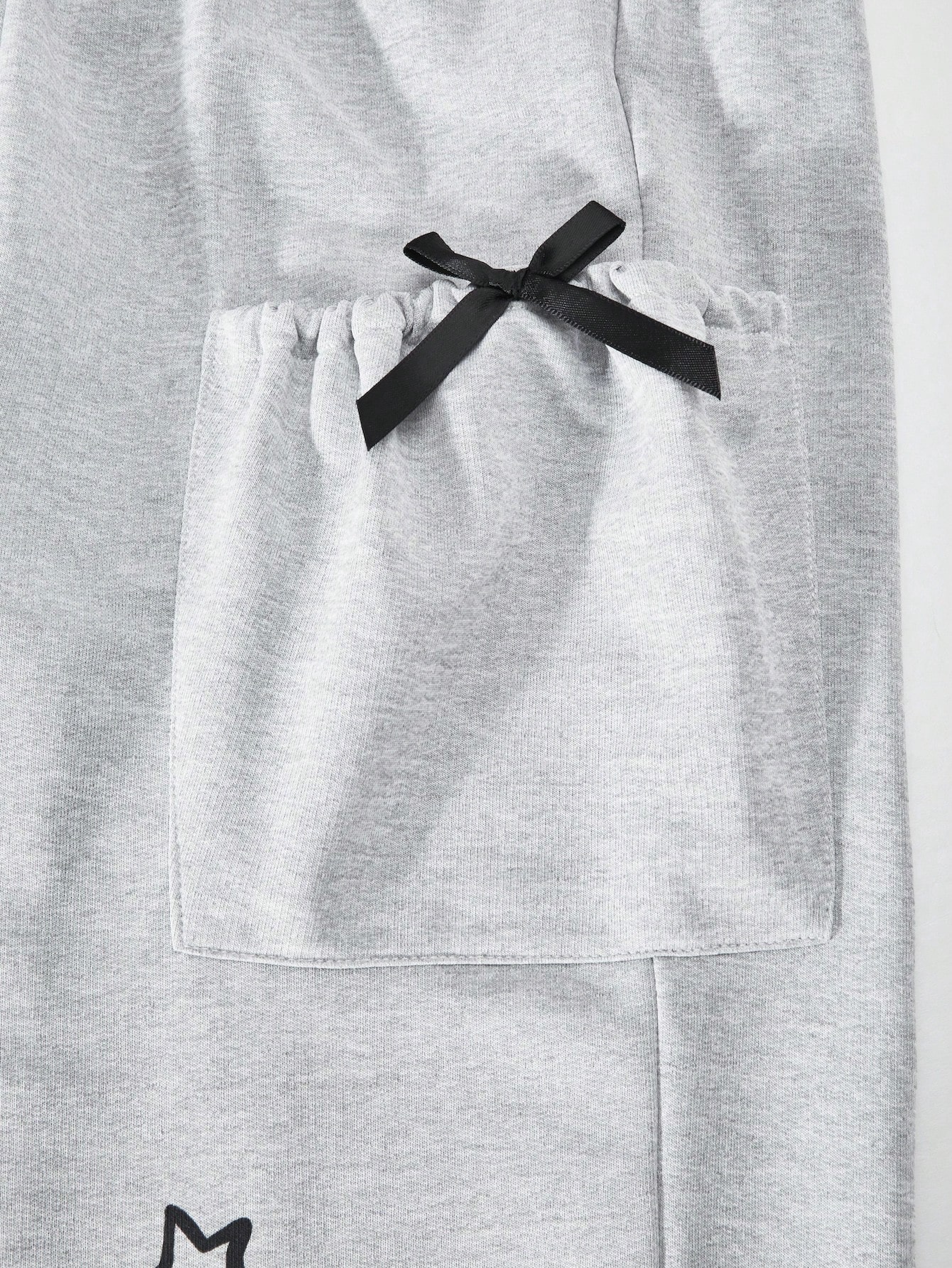 بنطلون كاجوال أنيق للبنات، بنطلون ساق مستقيمة رماد...